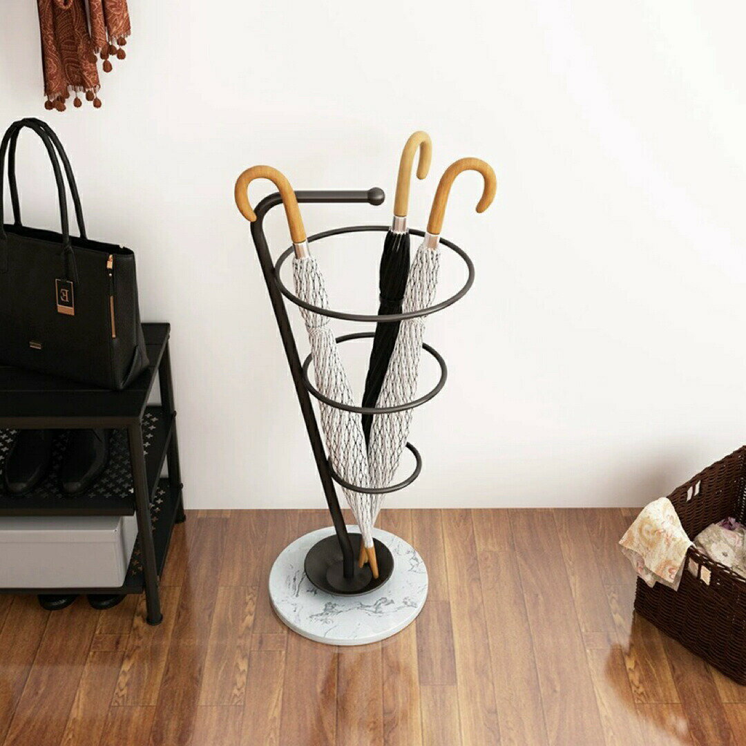 大理石アンブレラスタンド 傘立コンパクト　傘収納 玄関収納 傘置き 傘スタンド