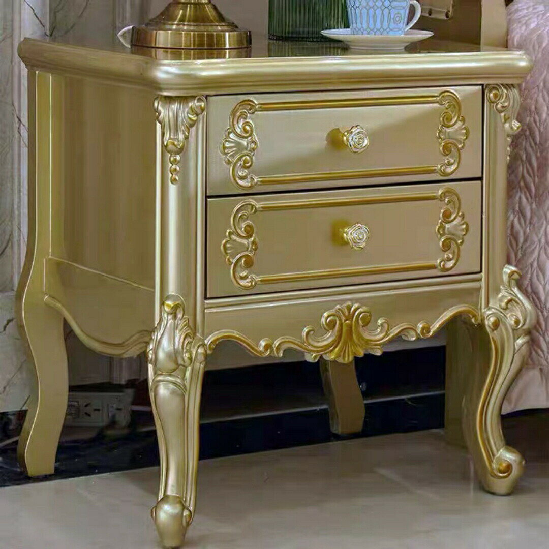 高級ベッドサイド用テーブル サイドテーブル 収納 引き出しチェスト