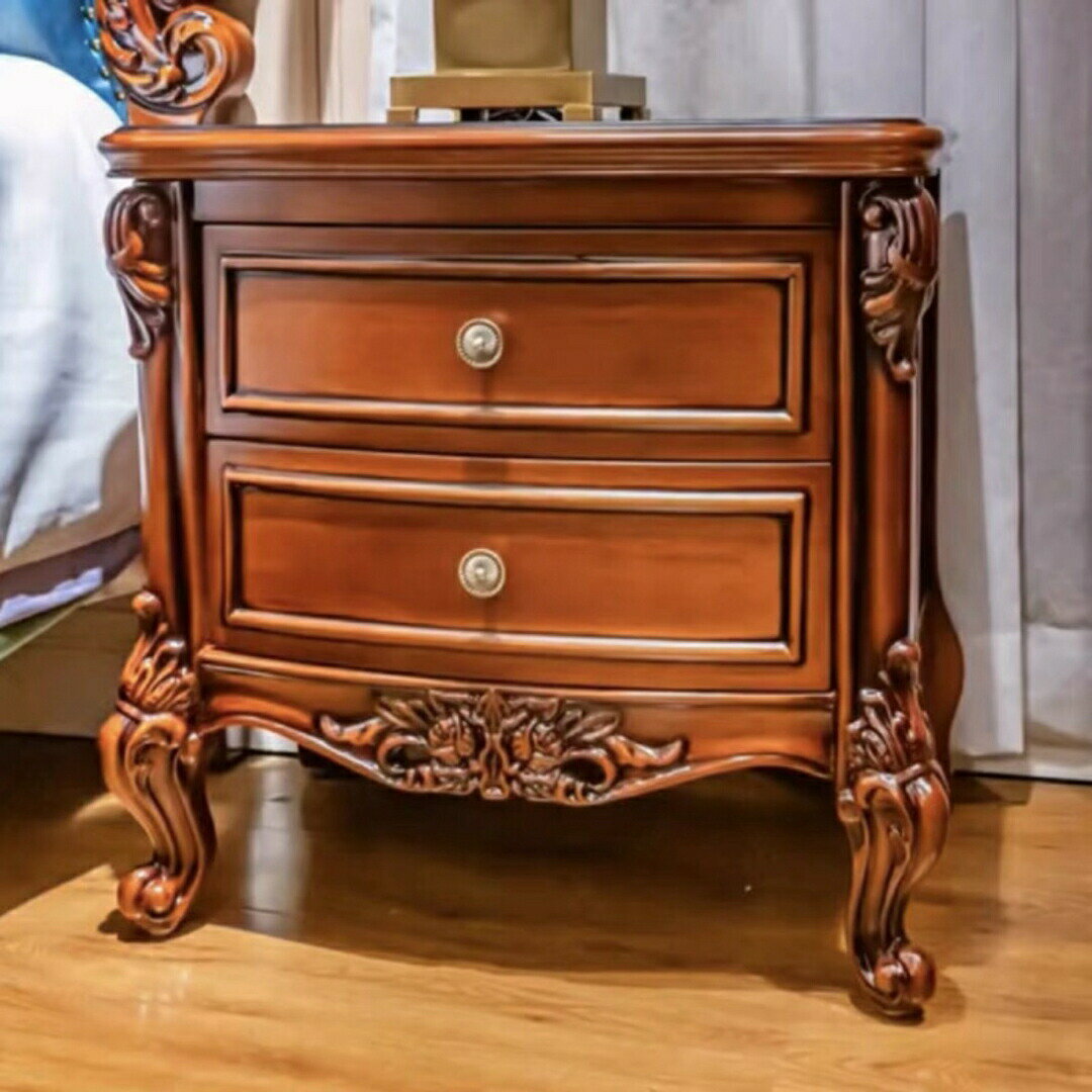 高級ベッドサイド用テーブル サイドテーブル 収納キャビネット 引き出しチェスト