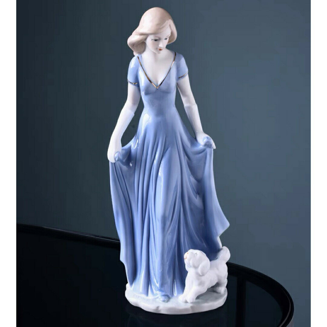 陶器 置物 西洋調陶器 北欧風磁器 陶器製人形 磁器製品 ．手作り．部屋飾り