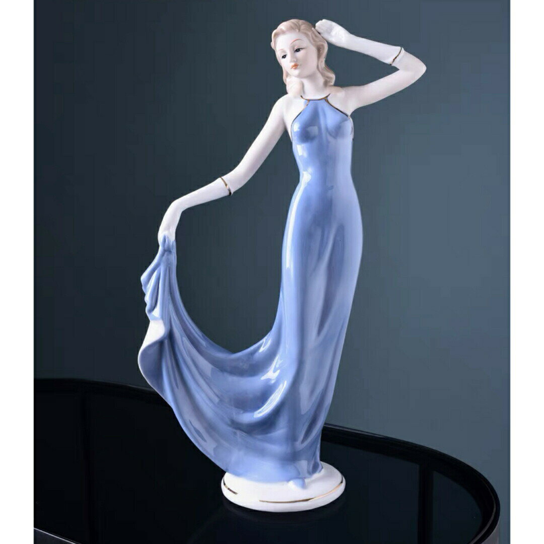 陶器 置物 西洋調陶器 北欧風磁器 陶器製人形 磁器製品 ．手作り．部屋飾り