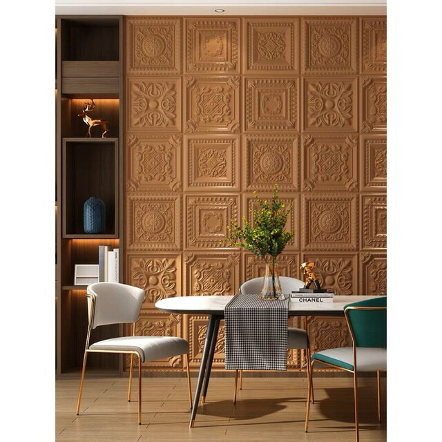 70cm×70cm 背景壁 ．3D立体レンガ模様壁紙 防水 汚い防止 カビ防止