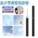 耳内視鏡 耳垢除去キット インテリジェントワイヤレス可視耳鏡 WiFiイヤークリーナーカメラ 大人 子供 ペット耳かき カメラ付き LED イヤースコープ 耳掃...