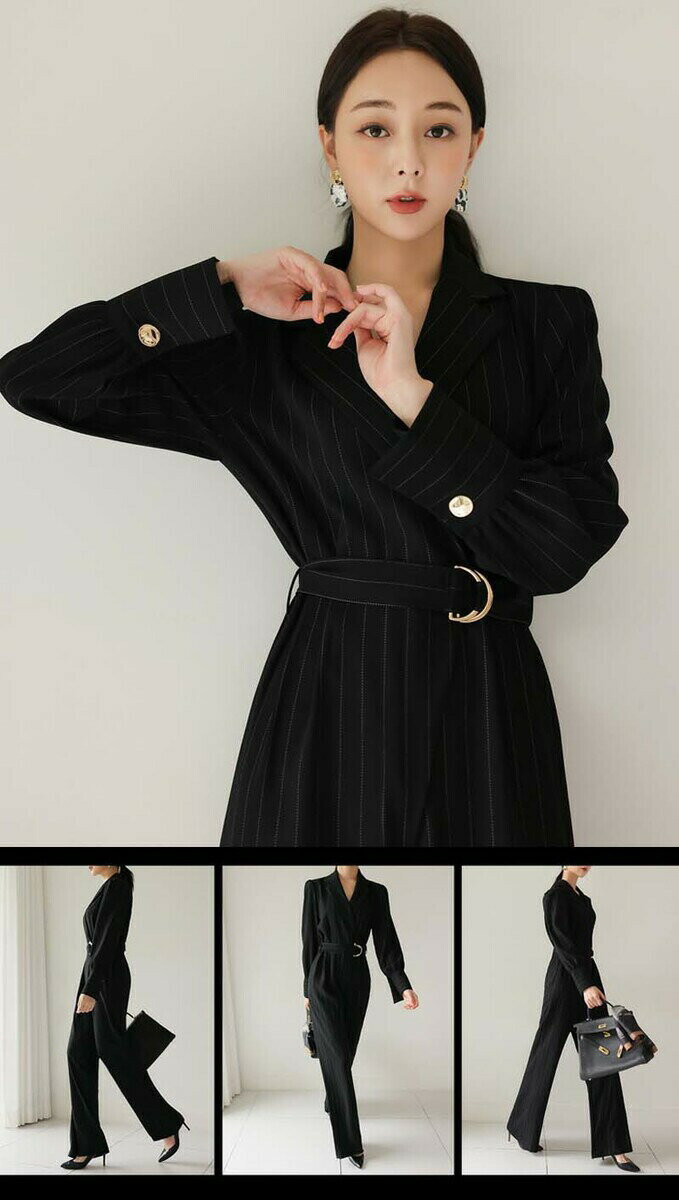 スーツ レディース 夏秋 クールビズ オールインワン 洗える パンツスーツ ビジネススーツ リクルートスーツ ストレッチ 大きいサイズ フォーマル 通勤 女性 ブラック かっこいい 春夏秋 試着チケット対象