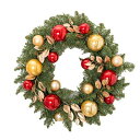 花輪 クリスマス クリスマス花輪 クリスマスリース 玄関リース 壁 玄関 ドア 窓 卓上 オーナメント デコレーション 装飾花輪 壁装飾 アクセサリー 北欧 クリスマス飾り イベント パーティー 壁飾り 華やか おしゃれ 40cm