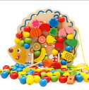 ハリネズミ紐通し モンテッソーリ 室内 遊び おもちゃ ギフト 子供のおもちゃ 知育おもちゃ 木のおもちゃ指先の知育 子ども 家 保育 知育おもちゃビジーボード