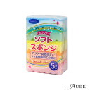 大和物産 カラフルソフトスポンジ 5個入【ドラッグストア】【宅急便対応】