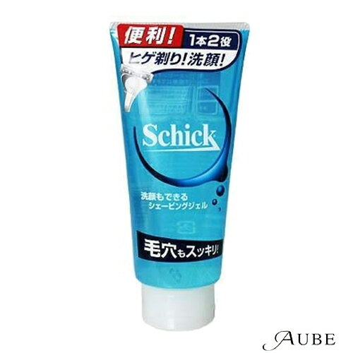 シック Schick 洗顔シェービングジェル 180g【ドラッグストア】【宅急便コンパクト対応】