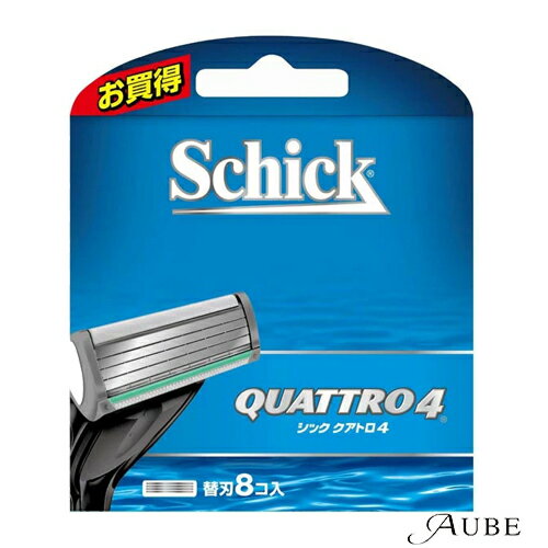 シック Schick クアトロ4 替刃8個入【ドラッグストア】【宅急便コンパクト対応】