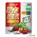カミ商事 エルモア 強力吸収 キッチンタオル 2ロール入 2枚重ね×50カット【ドラッグストア】【宅急便対応】