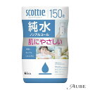 日本製紙クレシア スコッティ ウェットティシュー 純水 ノンアルコール 150枚【ドラッグストア】【宅急便対応】