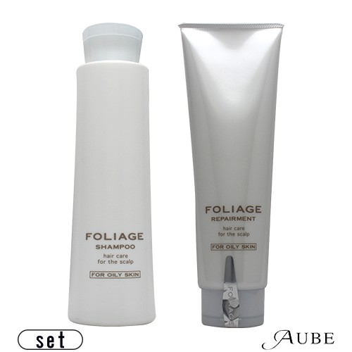 中野製薬 ナカノ フォリッジ シャンプー 300ml トリートメント 250g オイリースキン 合計2点セット【宅急便対応】