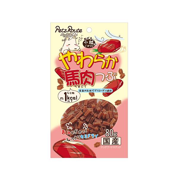 ペッツルート やわらか馬肉つぶ 80g★