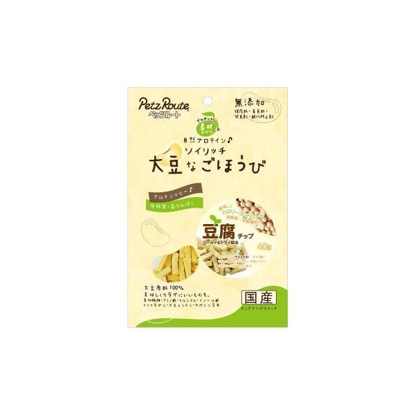 自然プロテイン♪ソイリッチ。 畑のお肉と呼ばれる大豆を使ったわんこのリッチなプロテインごほうびおやつ。 保存料、着色料、発色剤、酸化防止剤不使用。 美味しくカロリーコントロール♪ 細めであたえやすい。カルシウムが牛乳の約5倍！ アミノ酸・リノール酸・イソフラボン・大豆レシチン・サポニンが含まれています。 大豆原料100％使用、グルテンフリーで低脂質・高たんぱく。 原材料 大豆（遺伝子組替混入防止管理済）、炭酸カリウム、豆腐用凝固剤自然プロテイン♪ソイリッチ。 畑のお肉と呼ばれる大豆を使ったわんこのリッチなプロテインごほうびおやつ。 保存料、着色料、発色剤、酸化防止剤不使用。 美味しくカロリーコントロール♪ 細めであたえやすい。カルシウムが牛乳の約5倍！ アミノ酸・リノール酸・イソフラボン・大豆レシチン・サポニンが含まれています。 大豆原料100％使用、グルテンフリーで低脂質・高たんぱく。 原材料 大豆（遺伝子組替混入防止管理済）、炭酸カリウム、豆腐用凝固剤