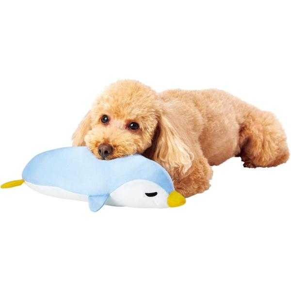 ペティオ 犬猫用 ひんやりTOYあごまくら ペンギン