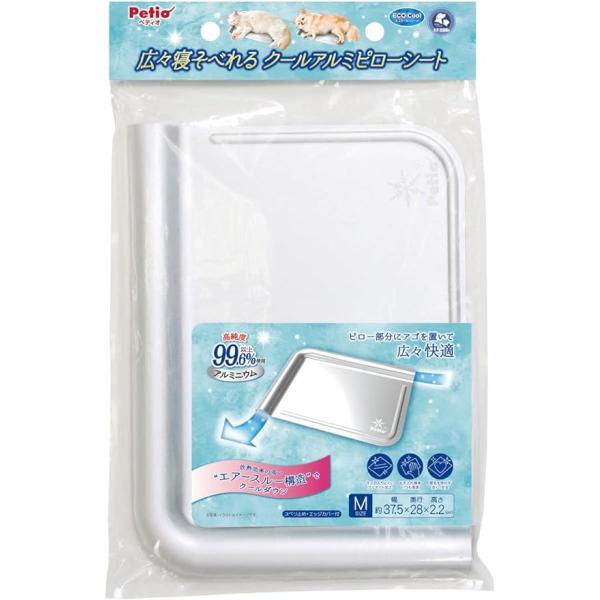 ペティオ 犬猫用 広々寝そべれるクールアルミピローシート M