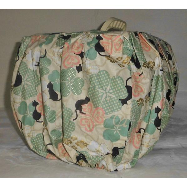 ハンドメイド マルカン 2ドアキャリー小型犬・猫用専用&リッチェル キャンピングキャリーSサイズ キャリーカバー グリーンクローバー 猫 ねこ ネコ