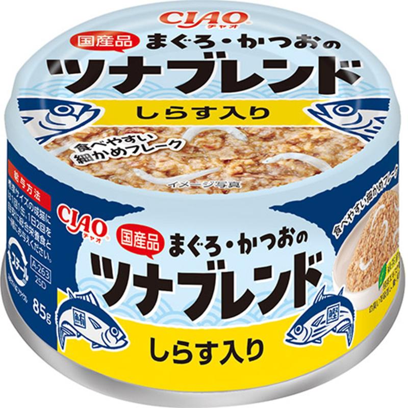 Rakuten - いなば CIAO まぐろ・かつおのツナブレンド しらす入り 85g
