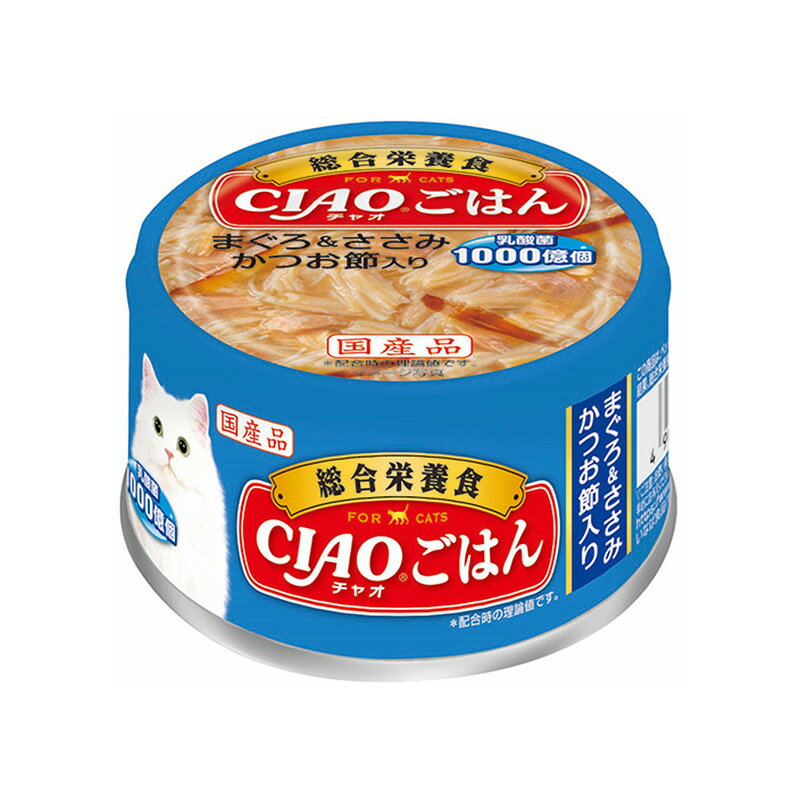 Rakuten - いなば CIAOごはん まぐろ＆ささみ かつお節入り 85g