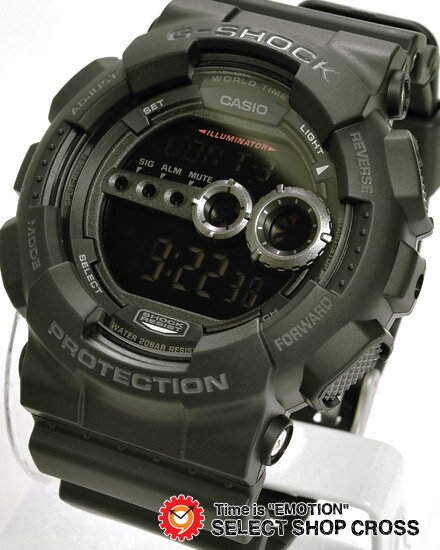 【名入れ・ラッピング対応可】 【3年保証】 カシオ CASIO G-SHOCK Gショック 防水 ジーショック 腕時計 メンズ 国内モデル GD-100-1BJF ブラック 黒 【あす楽】