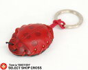 ラ・クオイエリア La Cuoieria レザー キーホルダー 革 ハンドメイド lacuoieria-7817003 テントウムシ