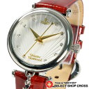 ヴィヴィアン・ウエストウッド Vivienne Westwood レディース 腕時計 ブランド アナログ オーブ チャーム付き レザーベルト VV108WHRD レッド 赤色 その1
