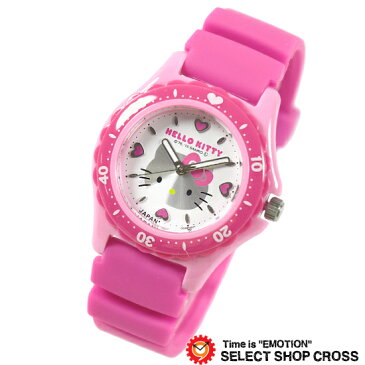シチズン 腕時計 Q&Q ハローキティ 日本製 HELLO KITTY MADE IN JAPANモデル ホワイト×ピンク 0029N001