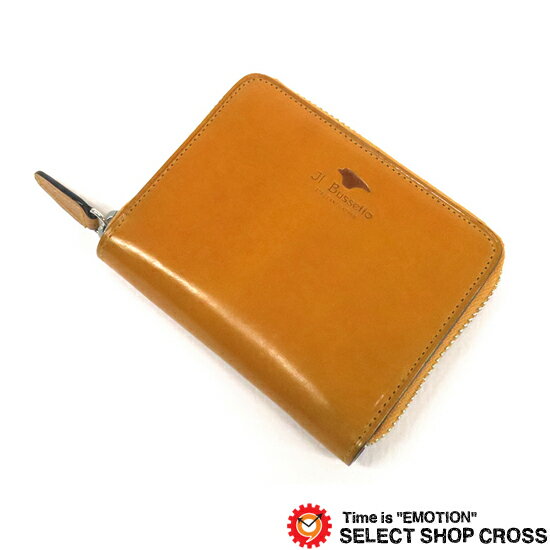 IL Bussetto 二つ折り財布/ミニ財布 ラウンドファスナー財布 ラウンドジップミニウォレット ROUND ZIP ..