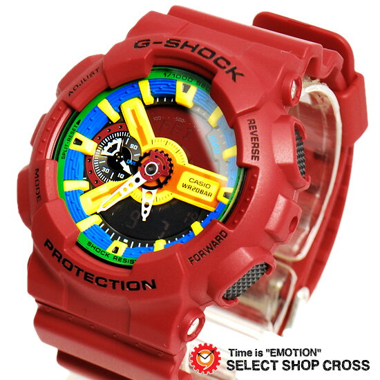 g shock ga 110fc red