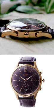 ヘンリーロンドン HENRY LONDON ハムステッド 39mm クロノ メンズ レディース ユニセックス 腕時計 ブランド HL39-CS-0092 パープル