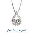 クロスフォー Crossfor ニューヨーク レディース ネックレス Twinkle Tear NYP-529 ダンシングストーン