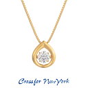 クロスフォー Crossfor ニューヨーク レディース ネックレス Jamais NYP-590Y ダンシングストーン