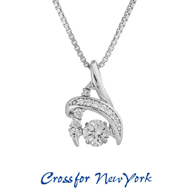 クロスフォー Crossfor ニューヨーク レディース ネックレス Flora NYP-610 ダンシングストーン