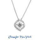 クロスフォー Crossfor ニューヨーク レディース ネックレス Milky Way NYP-613 ダンシングストーン