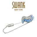 スワンク SWANK 羽根のラペルピン(ブルー) LP0019