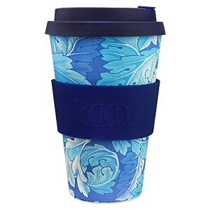 ecoffee cup エコーヒーカップ WILLIAM MORRIS ウィリアムモリス タンブラー 400ml 600507 Acanthus ブルー マイカップ ギフト プレゼント ナチュラル 【あす楽】