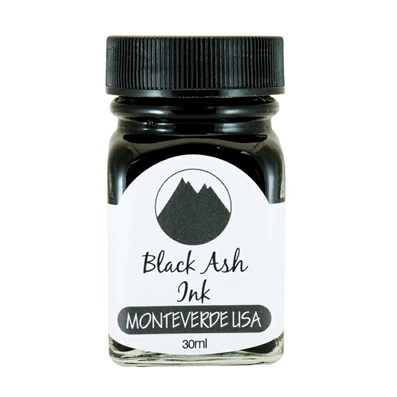 モンテベルデ MONTEVERDE ミニボトルインク 30ml G309BA ブラックアッシュ 1919814 インクボトル 筆記具 筆記用具 付属品 消耗品 備品