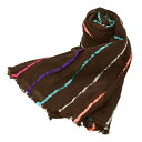 ポールスミス PAUL SMITH メンズ ストール マフラー ブラウン/マルチストライプ 約45cm×167cm M2A 668E AS63 66 BRIGH...