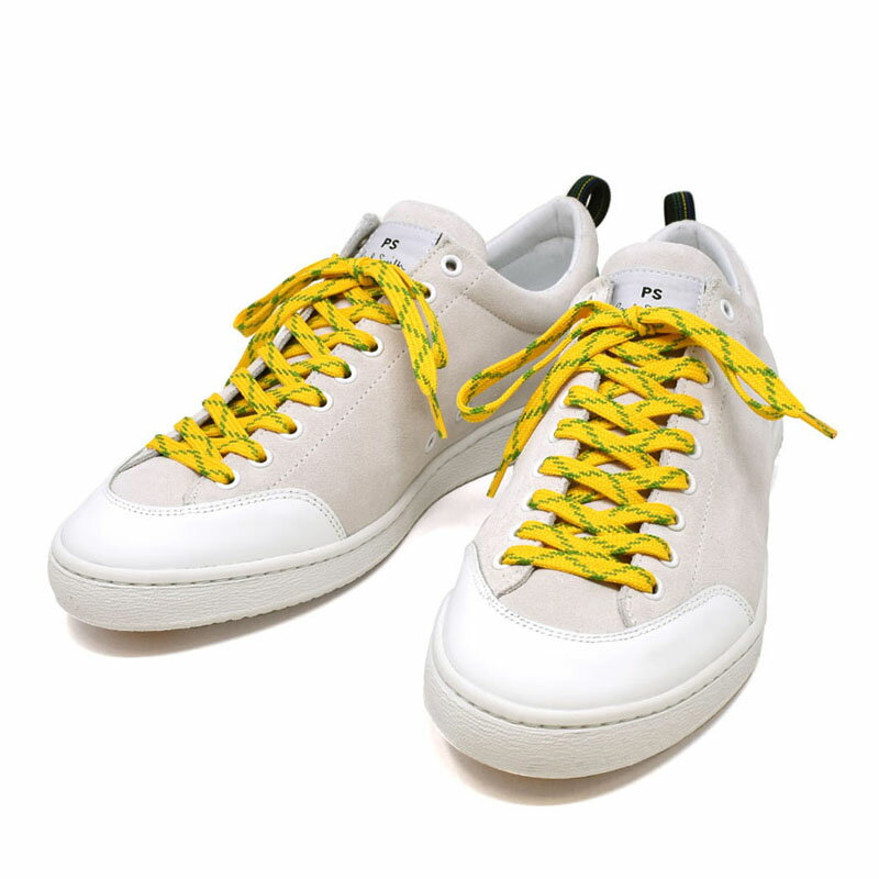 ポールスミス PAUL SMITH スエードレザー スニーカー Sharma シャーマ メンズ グレーホワイト UKサイズ7 （26cm） M2S SHA01 AVES SHARMA WHITE