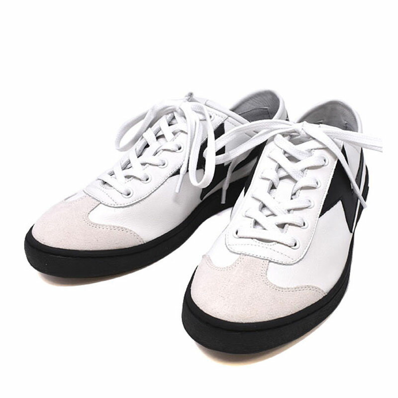 ポールスミス PAUL SMITH レザー スニーカー ZIGGY ジギー メンズ ホワイトブラック UKサイズ8 （27cm） M2S ZIG02 ASET WHITE BLACK