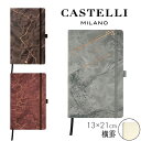 【国内代理店正規商品】 カステリミラノ CASTELLI MILANO ノート M size 13×21cm WABI SABI ワビサビ 7mm/横罫 おしゃれ プレゼント 手帳 メモ帳 ゴムバンド付 ゆうパケット対応