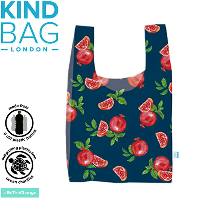 カインドバッグ KINDBAG エコバッグ トートバッグ 折りたたみ コンパクト おしゃれ メンズ レディース 小さめ Pomegranate ザクロ 3891014 ゆうパケット対応