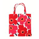 マリメッコ マリメッコ Marimekko トートバッグ エコバッグ COTTON BAG PIENI UNIKKO コットンバッグ ピエニ ウニッコ 067572 001 Red レッド ブランド おしゃれ かわいい プレゼント ゆうパケット対応