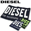 ディーゼル マフラー（メンズ） ディーゼル DIESEL ロゴ マフラー ストール 20年秋冬モデル AW20 K-GUBO-C SCARF グリーン ブラック ネイビー A01475 0NAYP ブランド おしゃれ 男性 プレゼント