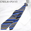 エミリオプッチ EMILIO PUCCI ギフトケース付き シルク100% 22年春夏 22S/S メンズ ネクタイ 男性 プレゼント ブランド JI788-1...