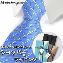 サルヴァトーレフェラガモ 【すぐに渡せるおしゃれなラッピング付!!】 サルヴァトーレフェラガモ Salvatore Ferragamo ネクタイ メンズ 男性 プレゼント ギフト ブランド おしゃれ