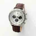Salvatore Marra サルバトーレマーラ腕時計 クロノグラフレザーベルト SM23104-SSWH
