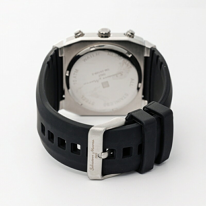 Salvatore Marra サルバトーレマーラ腕時計 クロノグラフウォッチ SM24109-SSBK