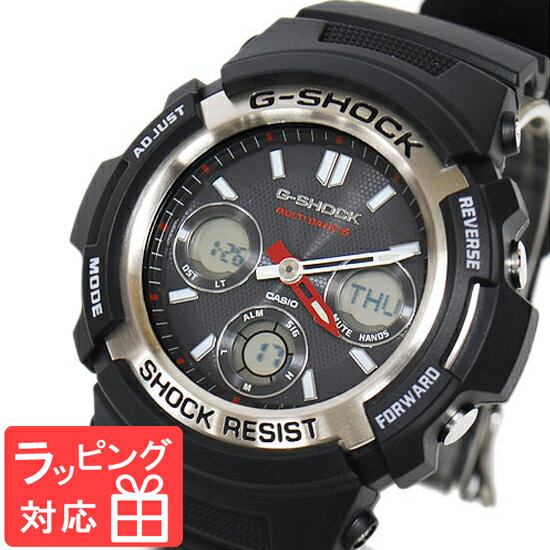 楽天時計＆雑貨セレクトショップクロス【名入れ・ラッピング対応可】 【3年保証】 カシオ CASIO G-SHOCK Gショック ジーショック 電波 ソーラー メンズ 腕時計 AWG-M100-1AJF ブラック 黒 国内モデル 【腕時計 メンズ ソーラー 電波 男性用腕時計 スポーツ アウトドア 防水 ソーラー電波時計】