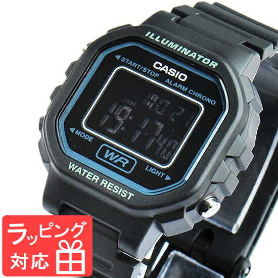 カシオ CASIO レディース キッズ 子供 メンズ 腕時計 ブランド デジタル スタンダード LA-20WH-1B ブラック 黒 海外モデル チプカシ チープカシオ